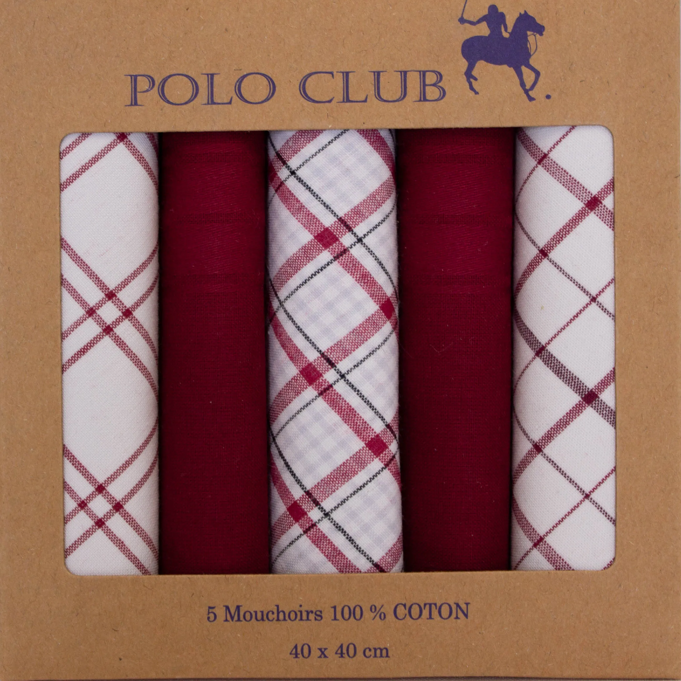 Zakdoeken - Polo Club - rood